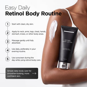 SHAPERKY Retinol Body Lotion lifestyle scene