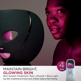 Shark CryoGlow LED Face Mask Blue Frost options