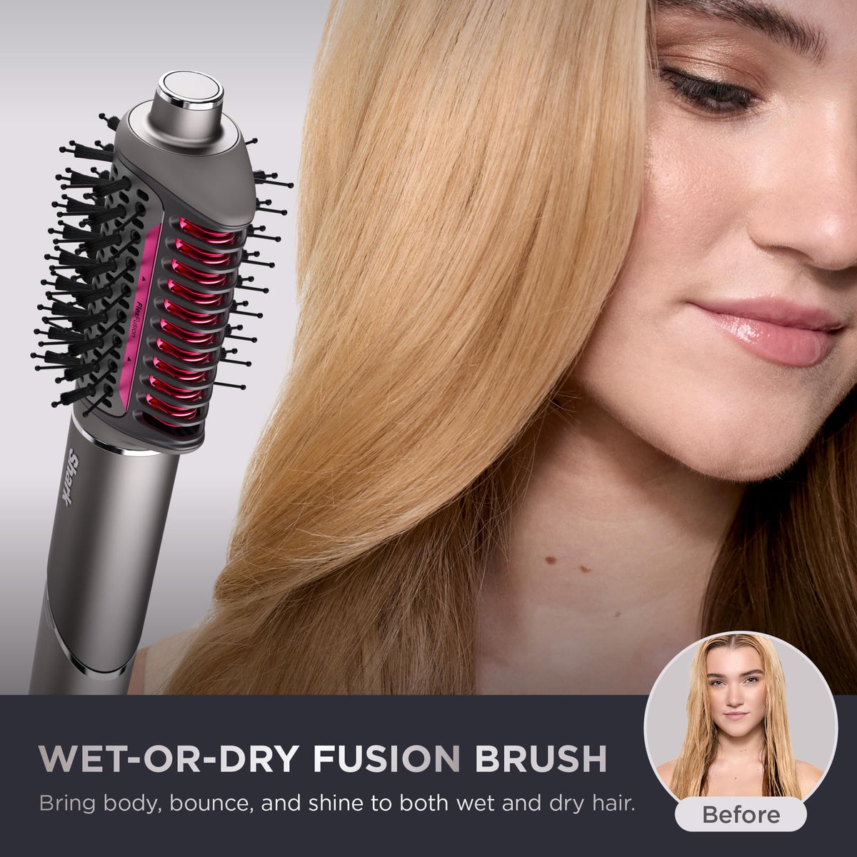 Shark FlexFusion Ceramic Air Styler back view highlighting the ceramic plate