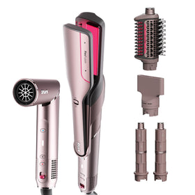 Shark FlexFusion Ceramic Air Styler front view in blush