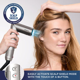 Shark FlexFusion Ceramic Air Styler showing rotatable nozzle