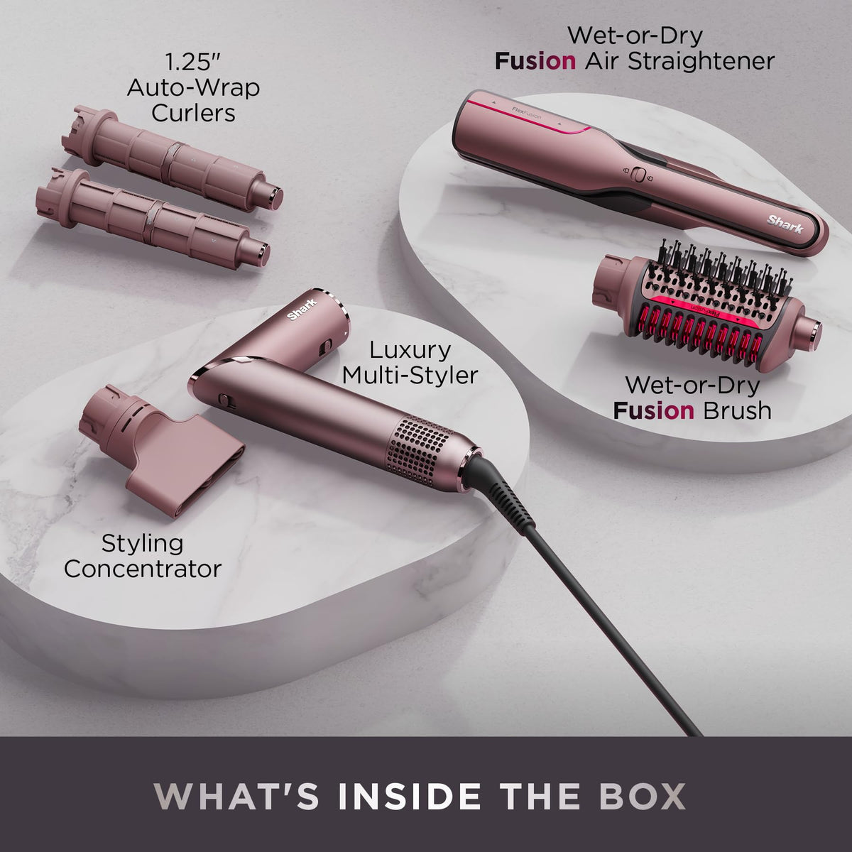 Shark FlexFusion Ceramic Air Styler side view showing design