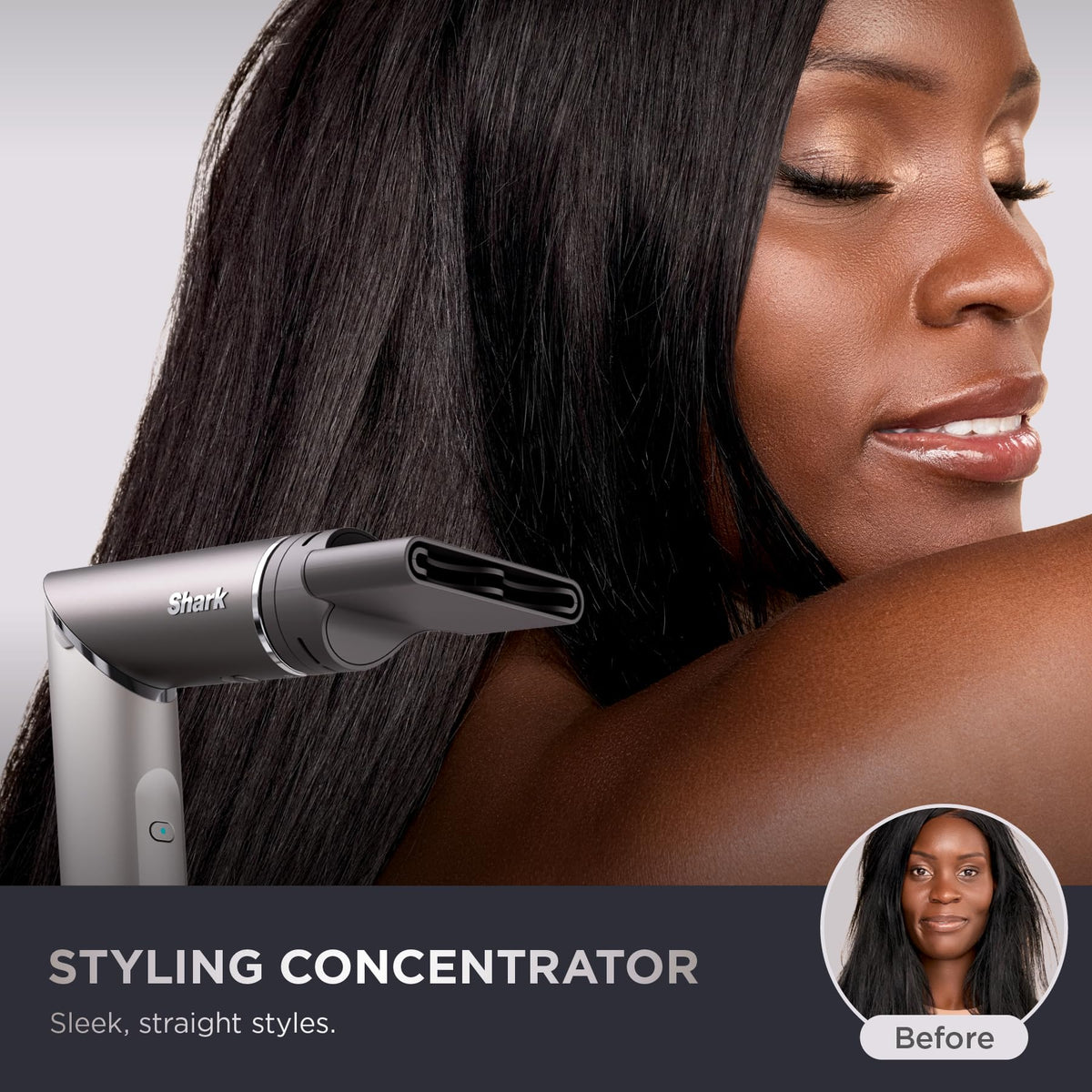 Shark FlexFusion Ceramic Air Styler with packaging on a countertop