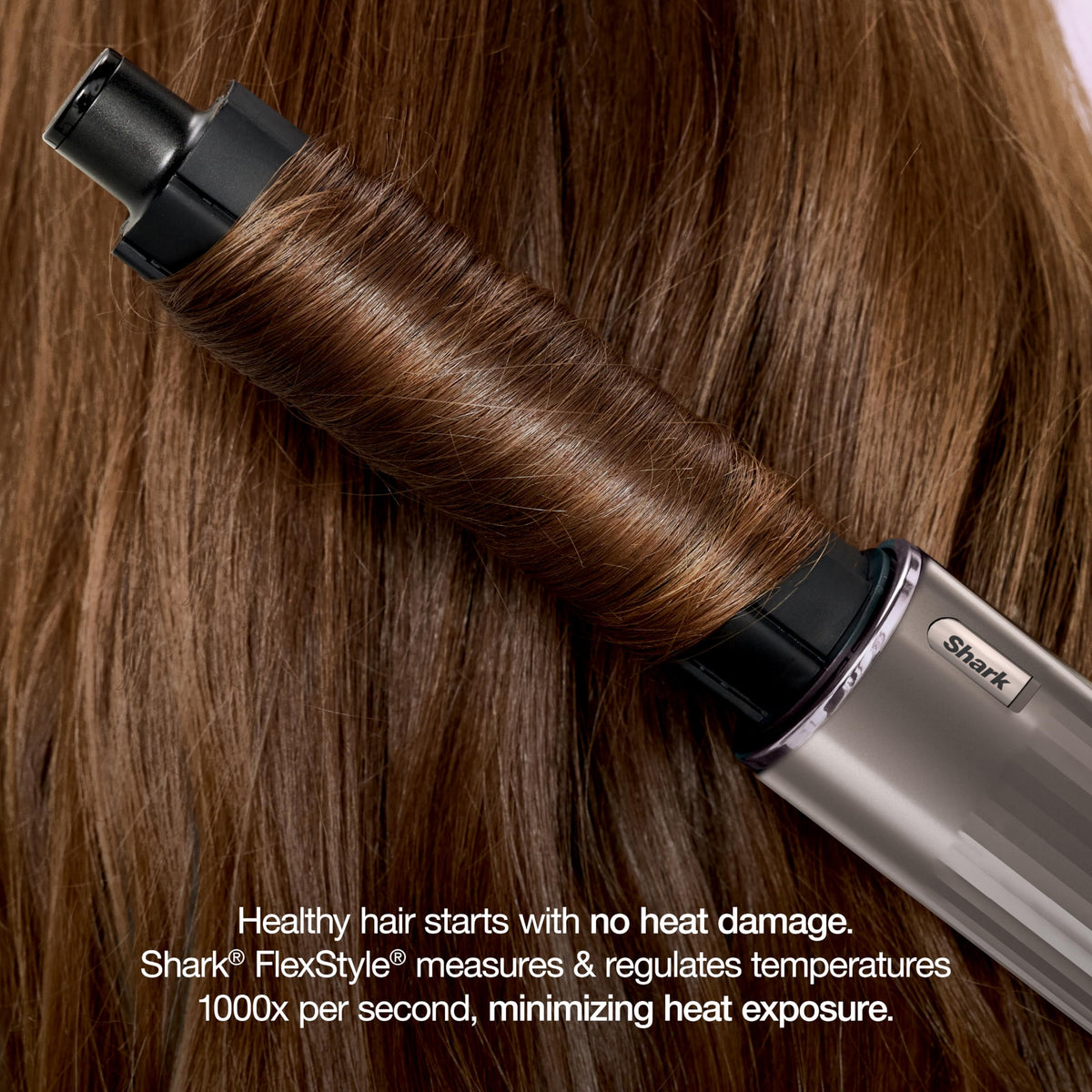 Shark FlexStyle Air Multi-Styler in action styling hair