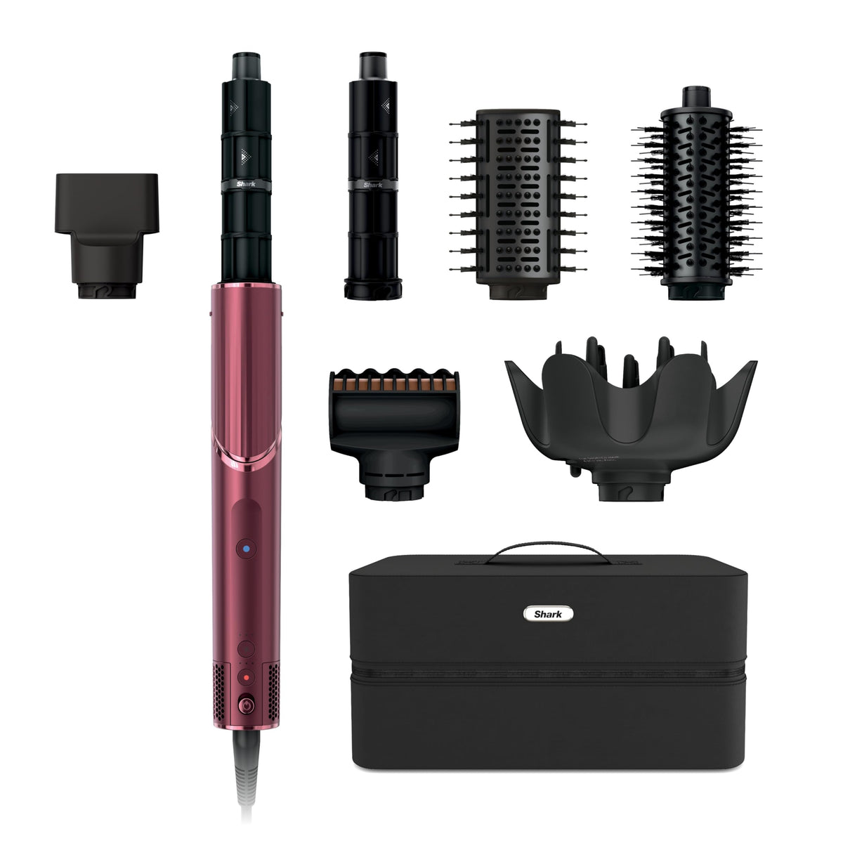 Shark FlexStyle Air Multi-Styler in Black Cherry front view