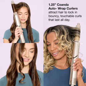 Shark FlexStyle Air Multi-Styler in use on hair