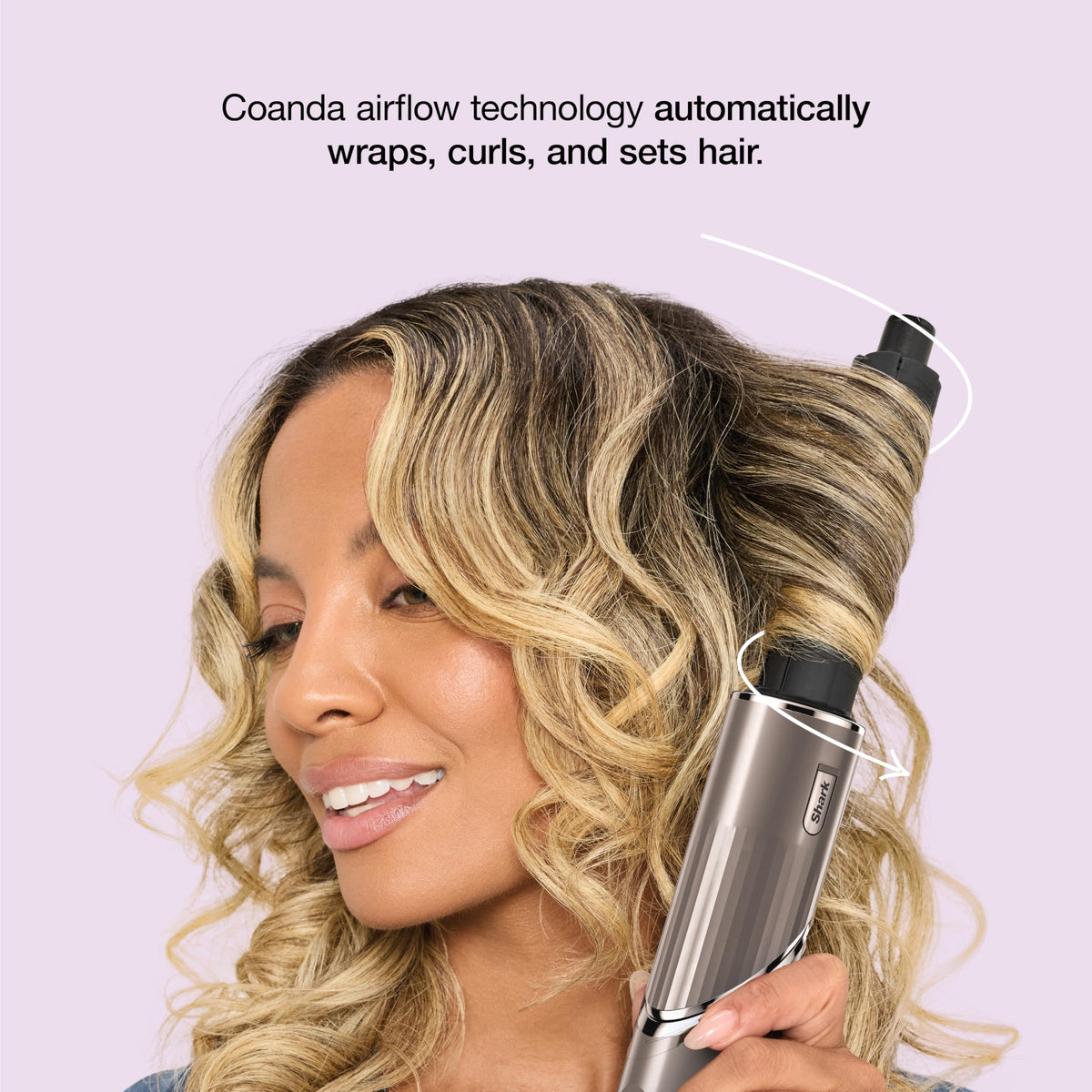 Shark FlexStyle Air Multi-Styler showing multiple styling options