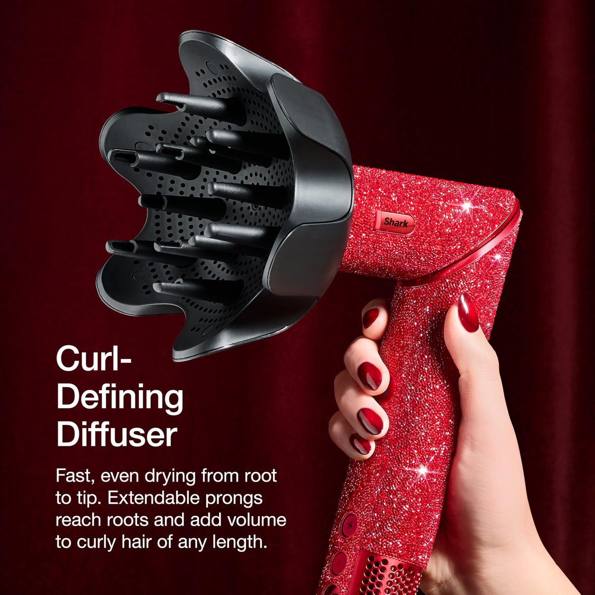 Shark FlexStyle Multi-Styler Red Diamond styling attachments