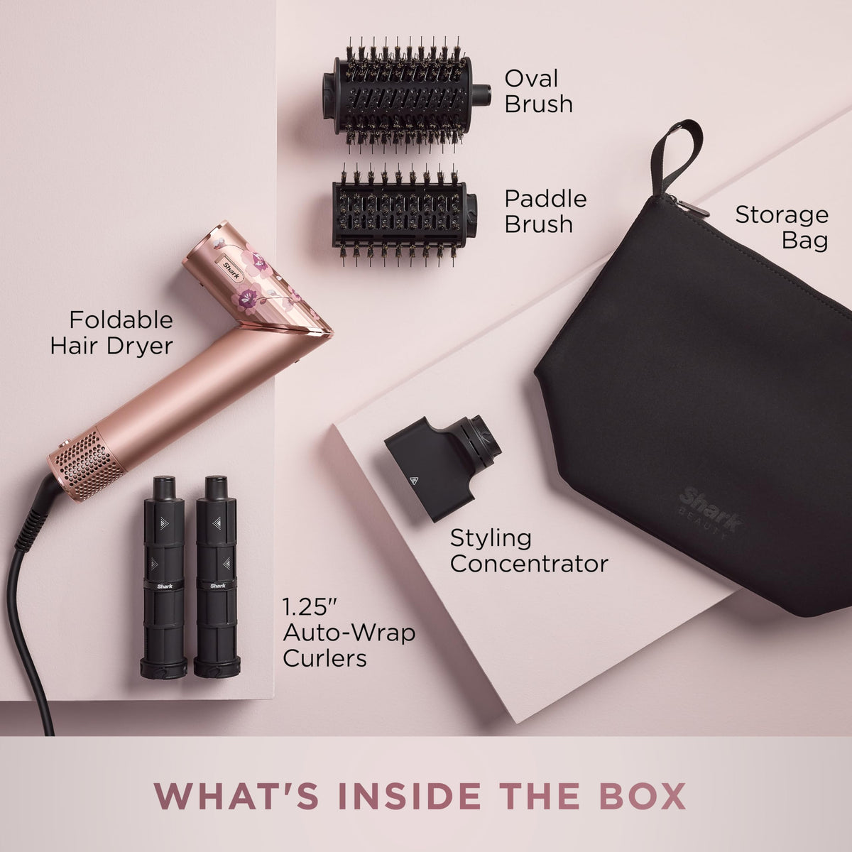 Shark FlexStyle side view showcasing the controls