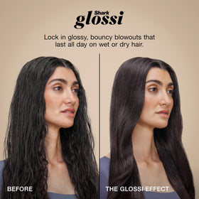 Shark Glossi 2-in-1 Hot Tool glossy hair results