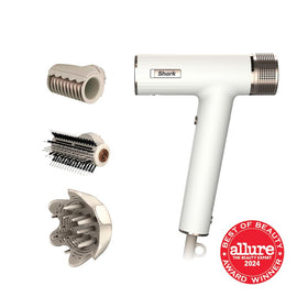 Shark SpeedStyle Hair Dryer side view showing RapidGloss Finisher