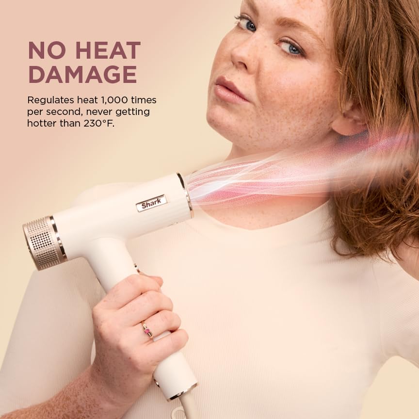 Shark SpeedStyle Hair Dryer with DeFrizzFast Diffuser attached