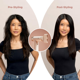 Shark SpeedStyle Ionic Hair Dryer displaying heat settings