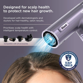 Shark SpeedStyle Pro Flex Dryer with included DefrizzFast Diffuser
