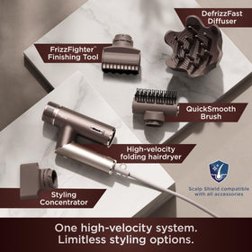 Shark SpeedStyle Pro Flex Hair Dryer with airflow demonstration