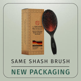 SHASH Boar Bristle Brush in a hair care setting