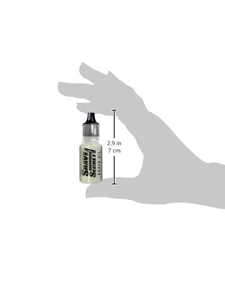 Shave Secret Shaving Oil 18.75ml bottle with packaging