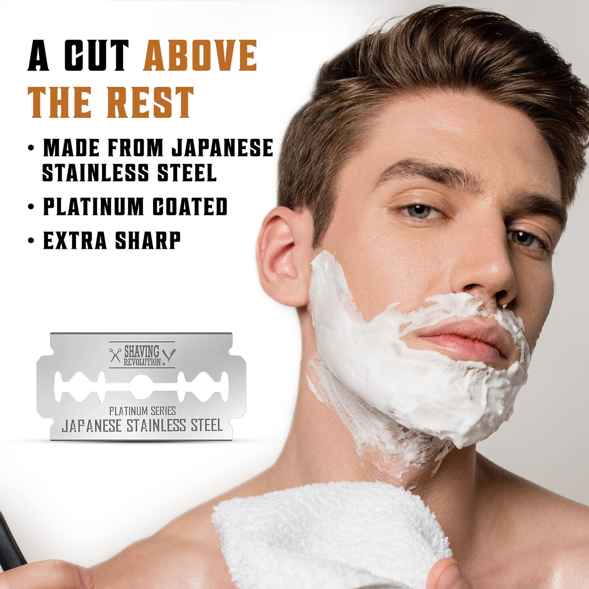 SHAVING REVOLUTION blades individually wrapped