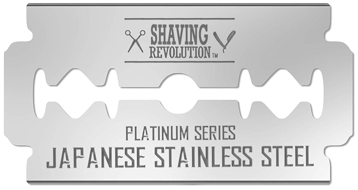 SHAVING REVOLUTION Double Edge Razor Blades 100 Count front view
