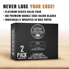SHAVING REVOLUTION Double Edge Razor Blades packaging