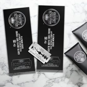 SHAVING REVOLUTION Double Edge Razor Blades with shaving cream
