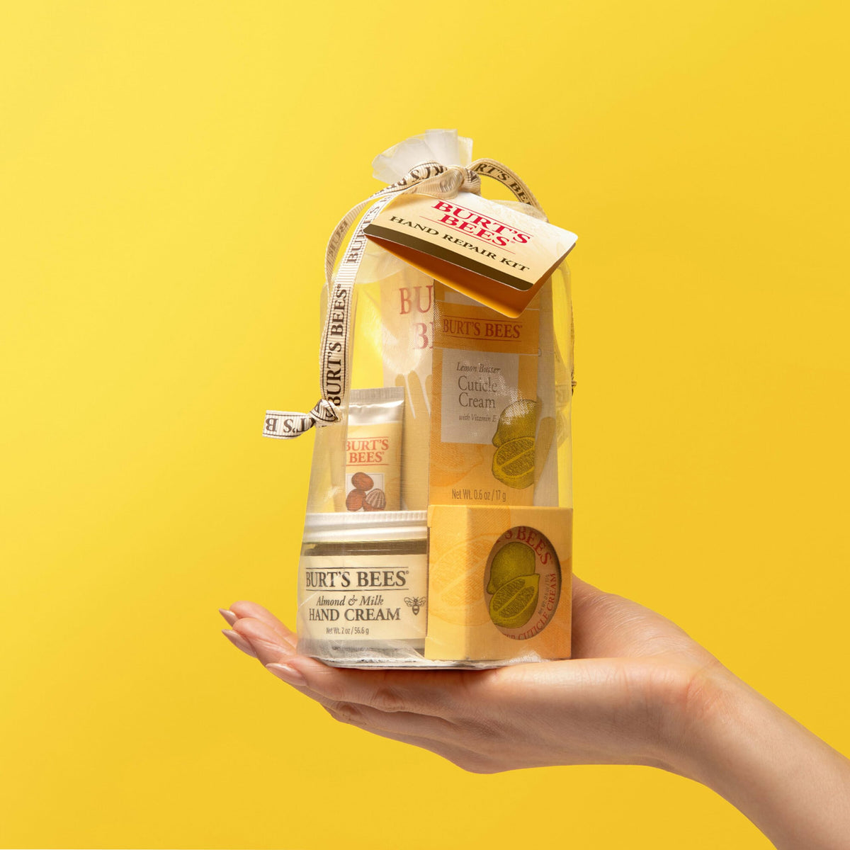 Shea Butter Hand Repair Creme with cotton gloves