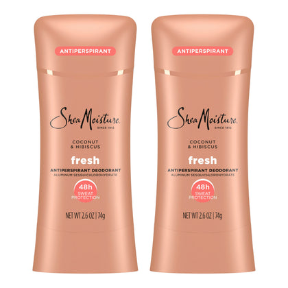 Shea Moisture Antiperspirant Deodorant Coconut & Hibiscus front view