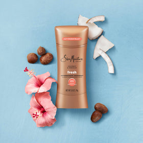 Shea Moisture Antiperspirant Deodorant Coconut & Hibiscus lifestyle scene