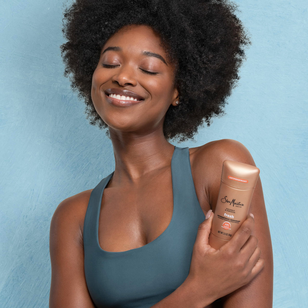 Shea Moisture Antiperspirant Deodorant Coconut & Hibiscus texture