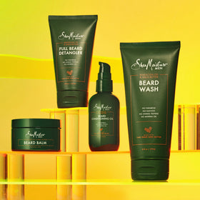 Shea Moisture Beard Wash Maracuja Oil & Shea Butter 6 oz with pump dispenser