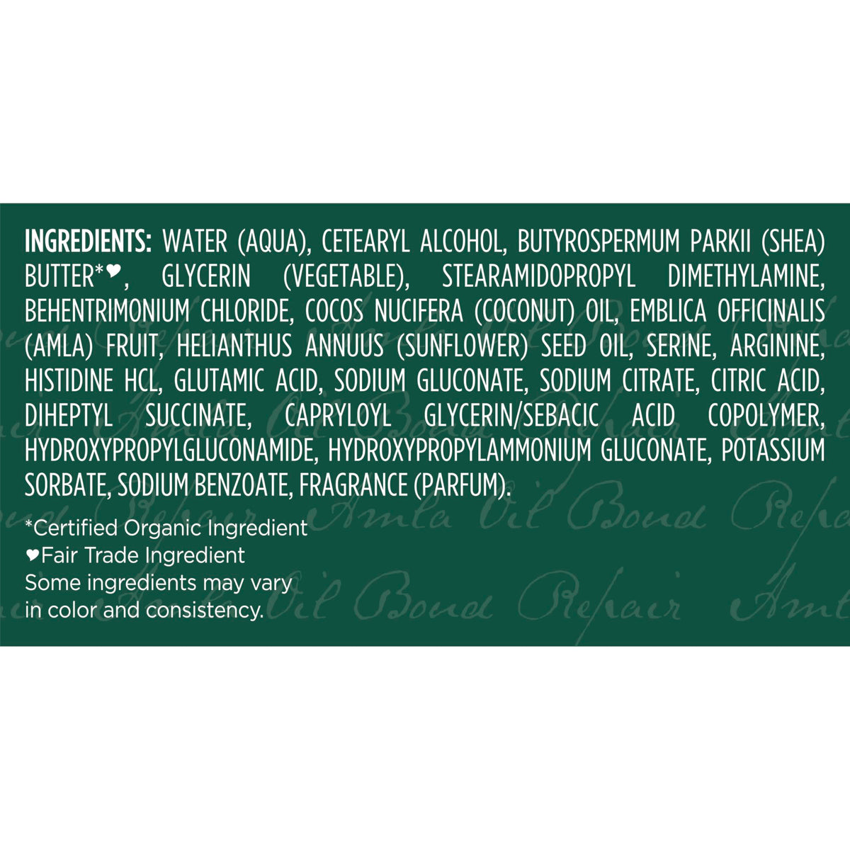 Shea Moisture Bond Repair Masque 11oz packaging details