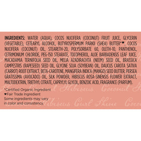 Shea Moisture Coconut & Hibiscus Curl Smoothie on a vanity