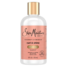 Shea Moisture Coconut & Hibiscus Curl & Style Milk 8oz front view