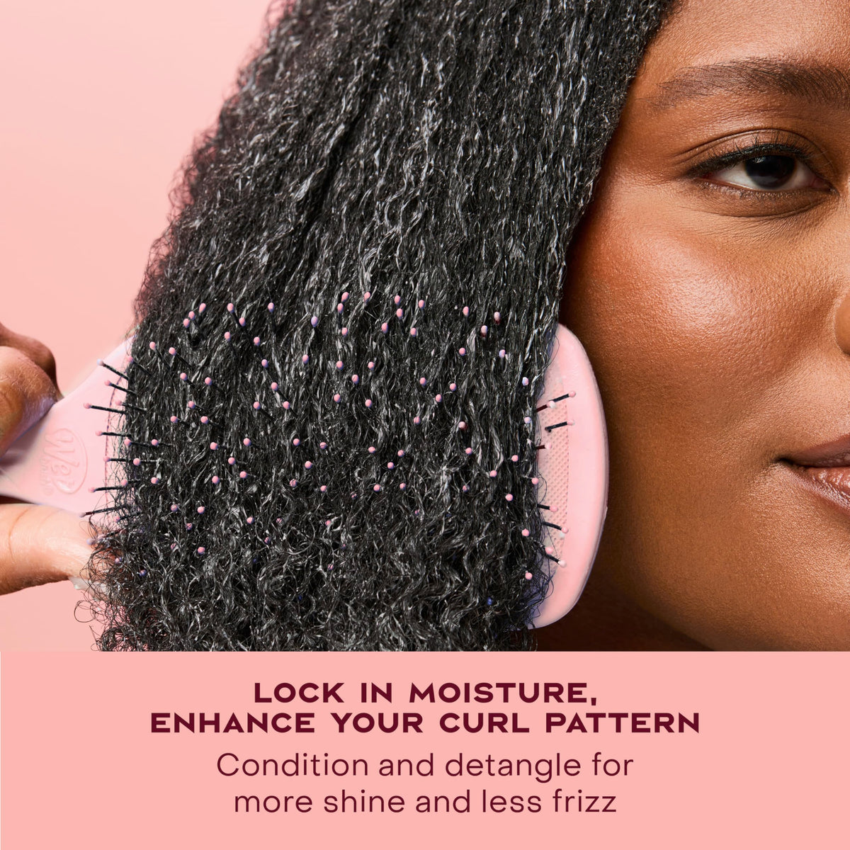 Shea Moisture Coconut & Hibiscus Curl & Style Milk 8oz lifestyle use