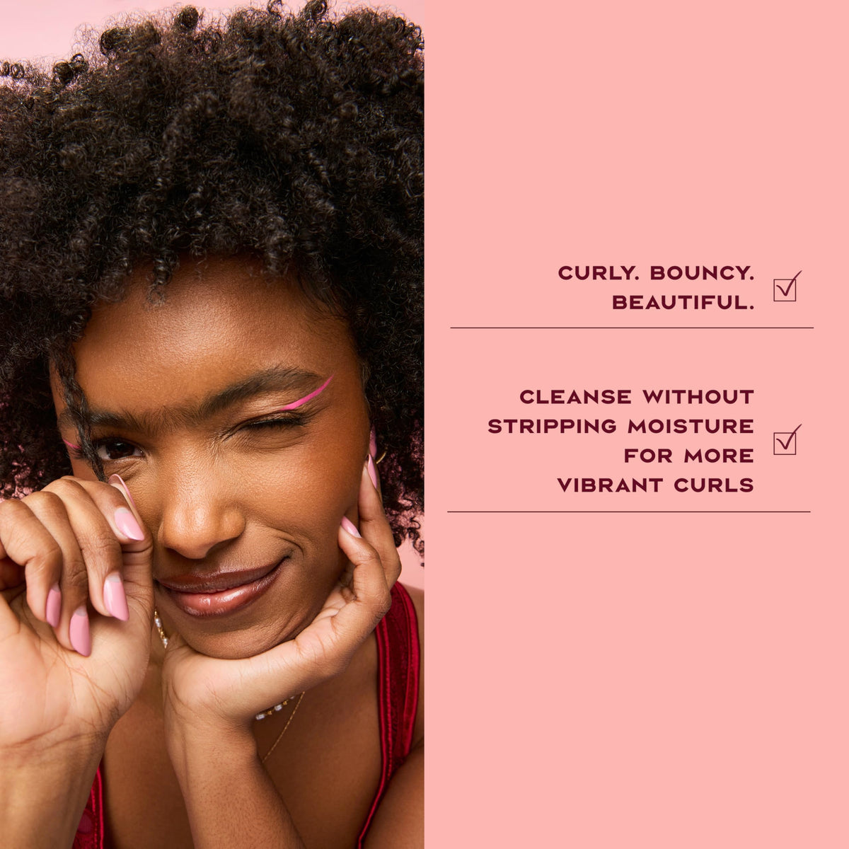 Shea Moisture Coconut & Hibiscus Shampoo lathering on hair