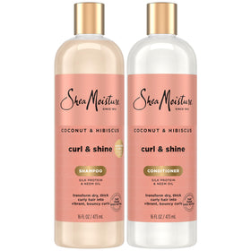 Shea Moisture Curl & Shine Shampoo 16 Oz front view