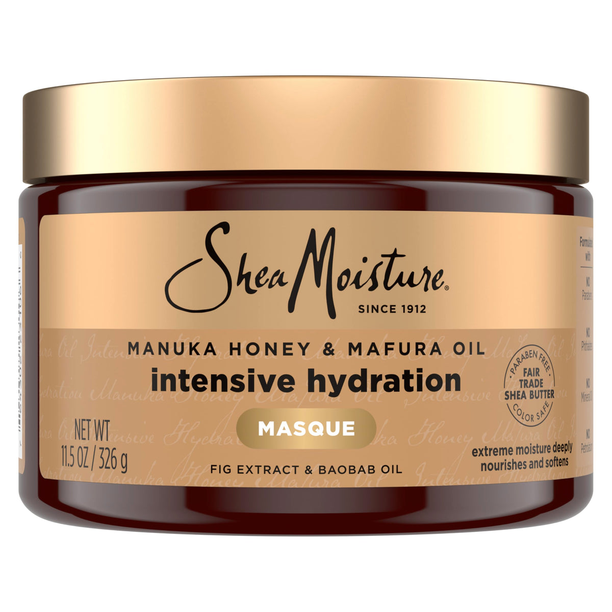 Shea Moisture Intensive Hydration Hair Masque front view 11.5 oz