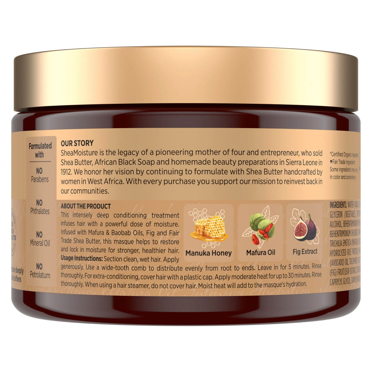 Shea Moisture Intensive Hydration Hair Masque texture close-up