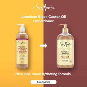Shea Moisture Jamaican Black Castor Oil Conditioner 24oz side view