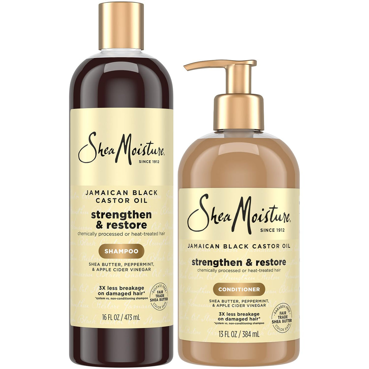 Shea Moisture Jamaican Black Castor Oil Shampoo front view