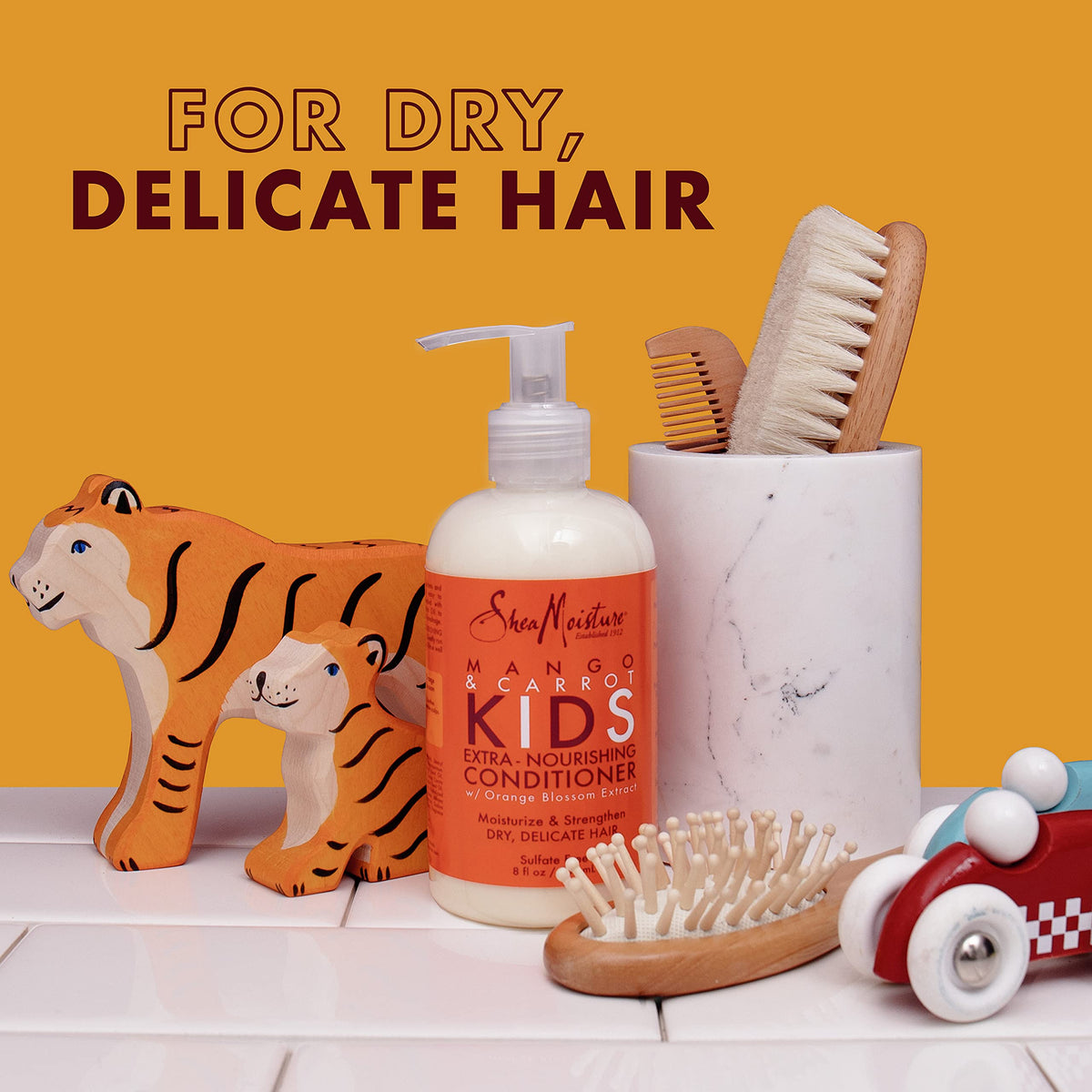 Shea Moisture Kids Conditioner Mango & Carrot 7.7oz side view