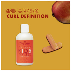Shea Moisture Kids Mango & Carrot Shampoo bottle side view
