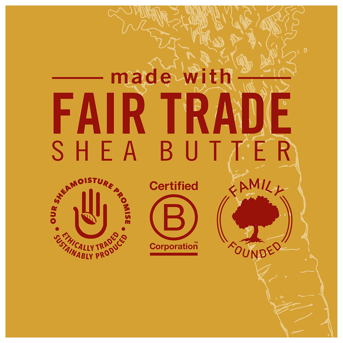 Shea Moisture Kids Shampoo displayed with other hair care products