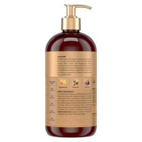 Shea Moisture Manuka Honey & Mafura Oil Shampoo 24oz back view