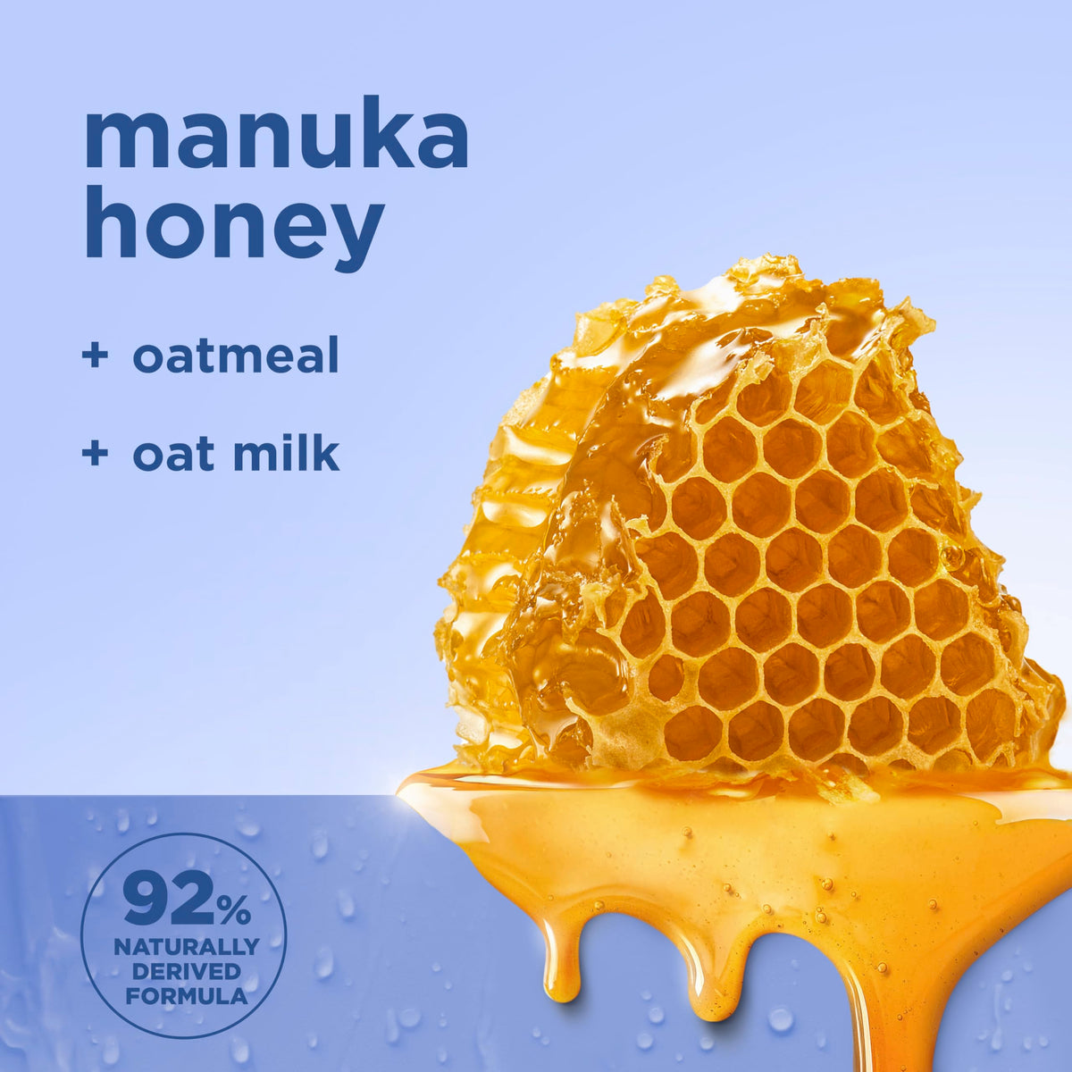 Shea Moisture Manuka Honey Oatmeal Body Wash packaging details