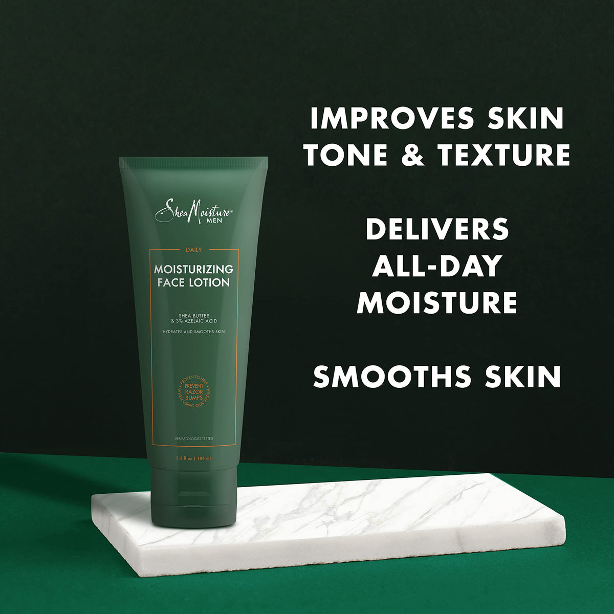 Shea Moisture Men Daily Moisturizing Face Lotion 3.5 oz side view