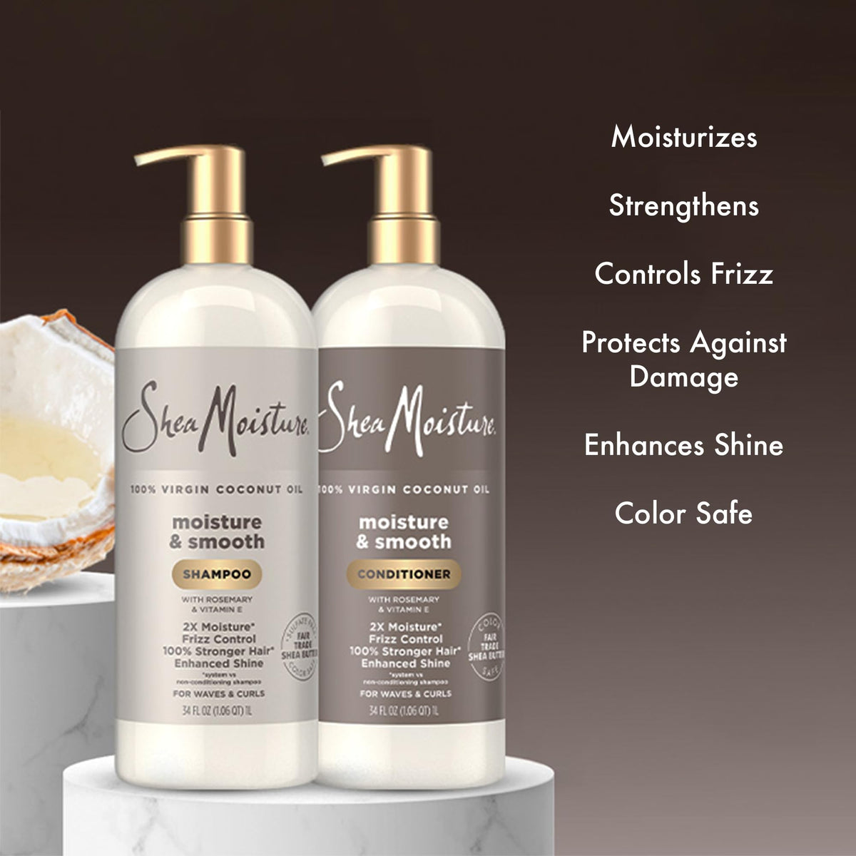 Shea Moisture Moisture & Smooth Conditioner texture close-up