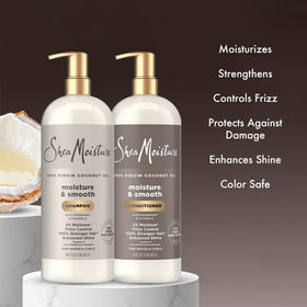 Shea Moisture Moisture & Smooth Conditioner texture close-up