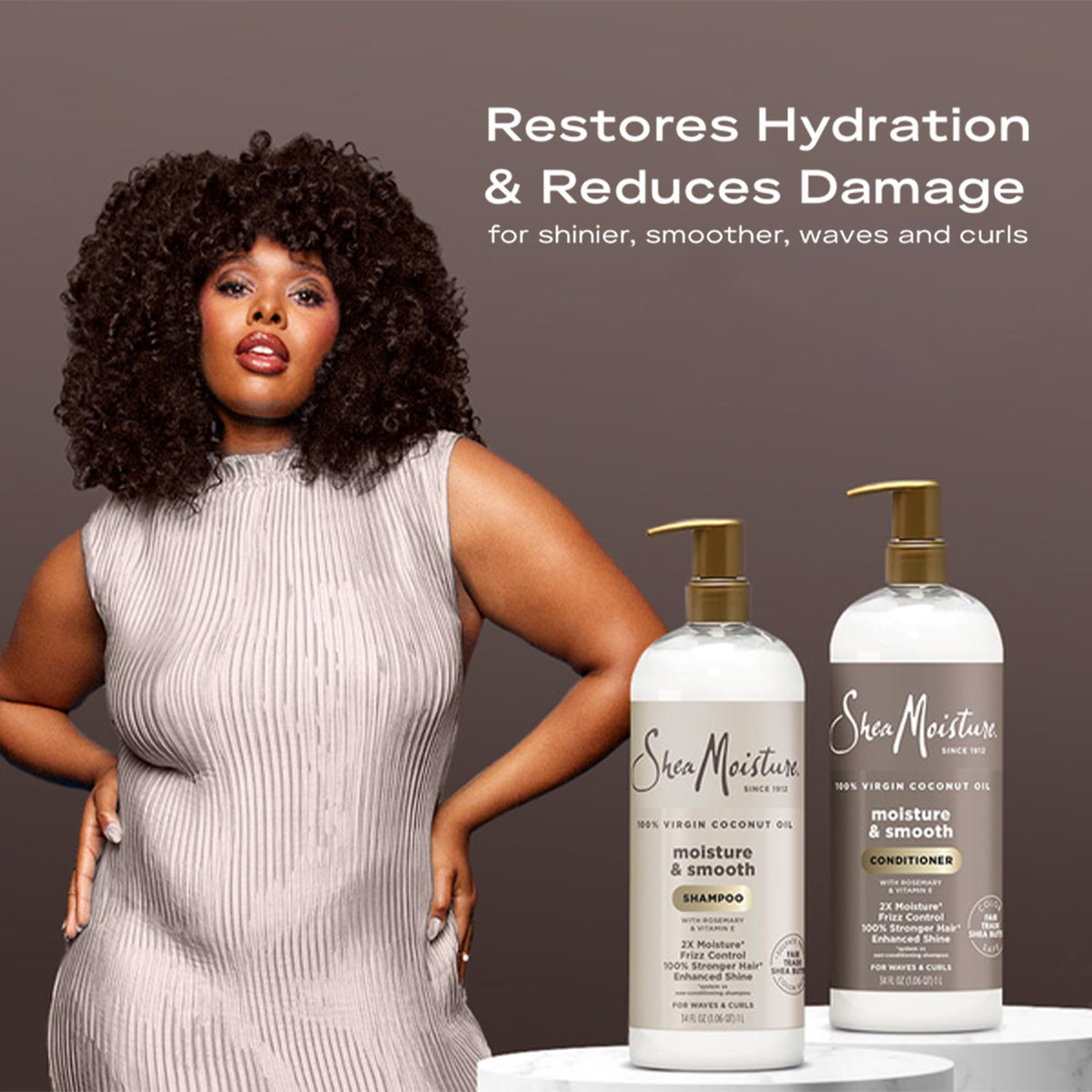 Shea Moisture Moisture & Smooth Shampoo texture close-up