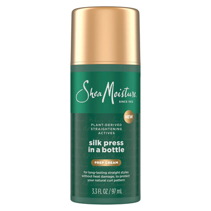 Shea Moisture Silk Press Prep Cream 3.3oz front view